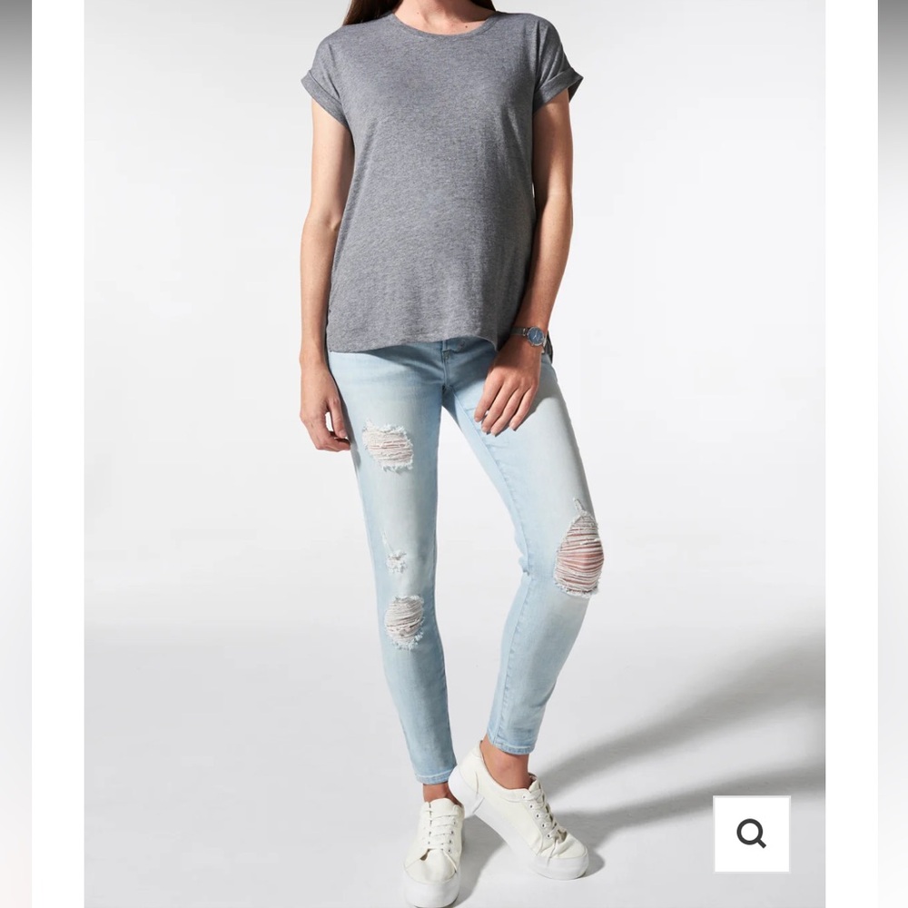 Blanqi skinny over the belly maternity jeans